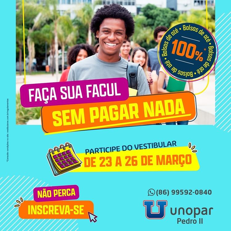 Vestibular 2023 Unopar – Inscrições Abertas!